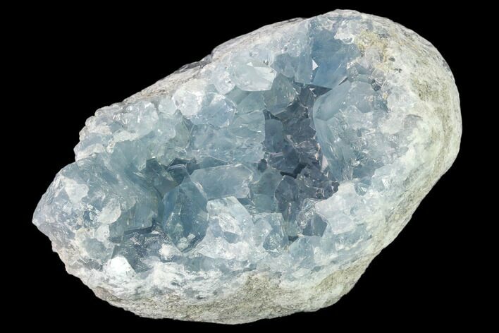 Sky Blue Celestine (Celestite) Crystal Cluster - Madagascar #139424